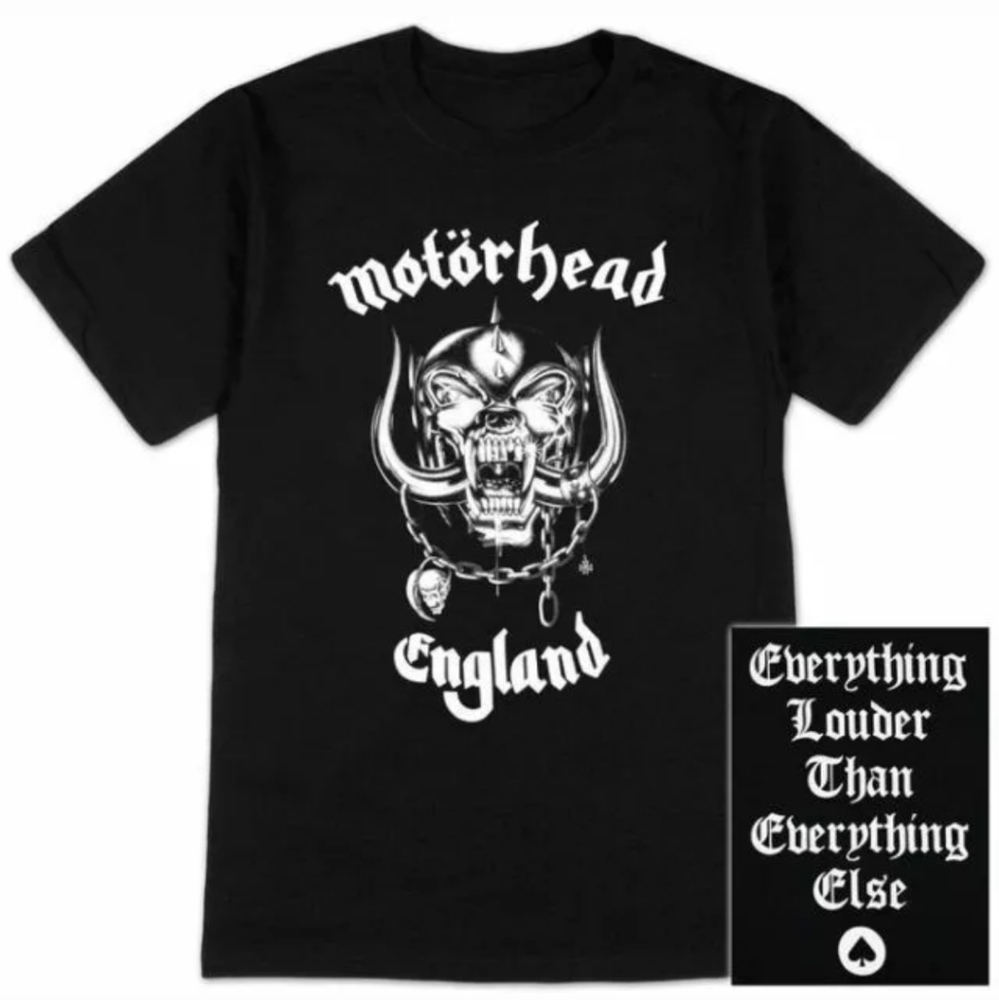 Motorhead England Warpig Logo Heavy Metal Shirt